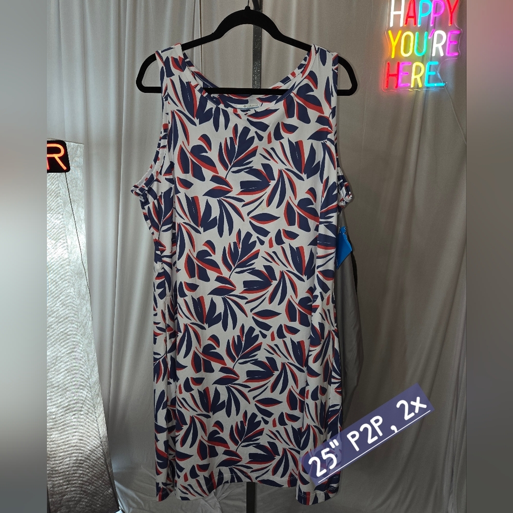 Columbia Chill River UPF 50 Active Sheath Dress Color: White Areca, NWT - Picture 6 of 12